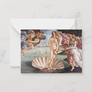Sandro Botticelli - Venus födelse Anteckningskort