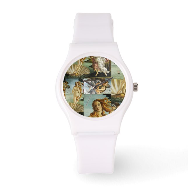 Sandro Botticelli "Venus födelse - collage" Armbandsur (Framsida)