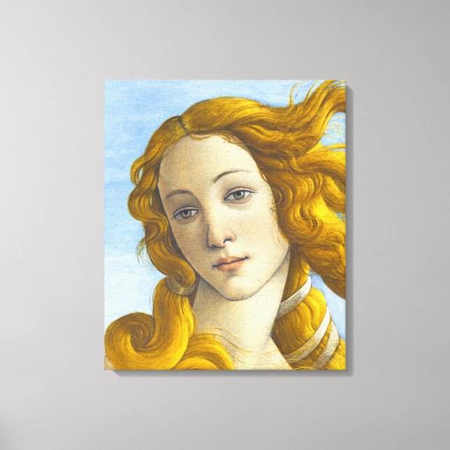 Sandro Botticelli - Venus födelse detalj Canvastryck (Framsida)