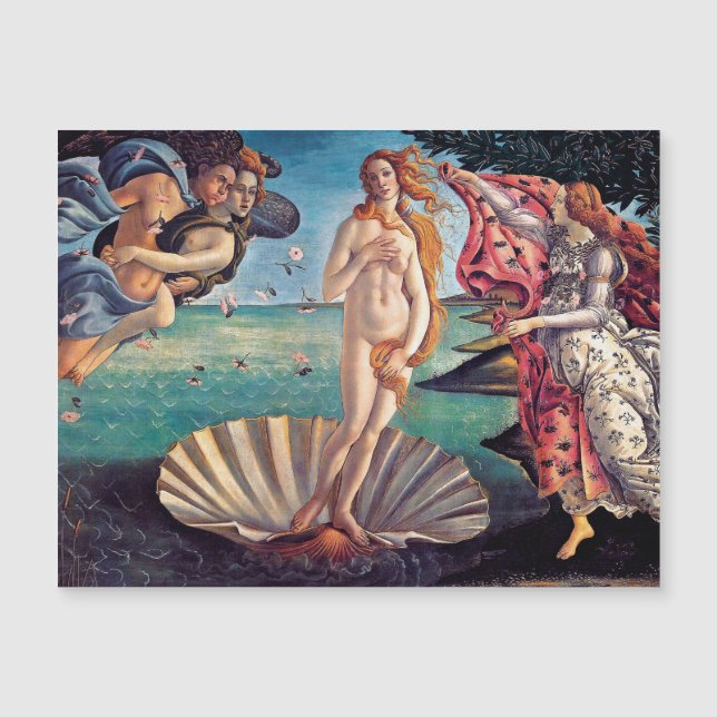 Sandro Botticelli - Venus födelse - Finkonst (Framsida)