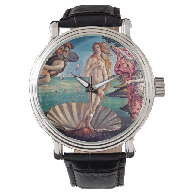 Sandro Botticelli - Venus födelse - Finkonst Armbandsur (Framsida)