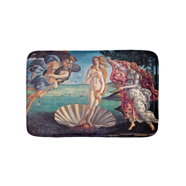Sandro Botticelli - Venus födelse - Finkonst Badrumsmatta (Framsidan)