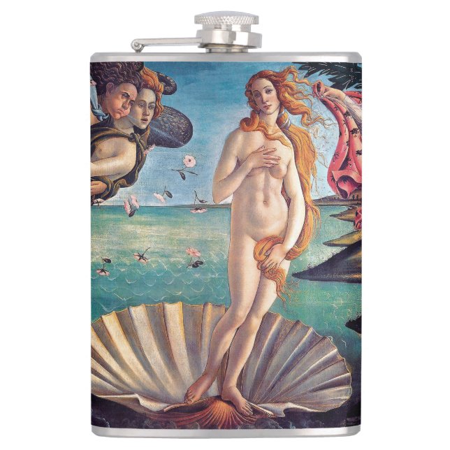 Sandro Botticelli - Venus födelse - Finkonst Fickplunta (Framsidan)