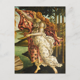 Sandro Botticelli "Venus födelse - Hora" Post Vykort
