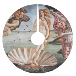 Sandro Botticelli - Venus födelse Julgransmatta Borstad Polyester