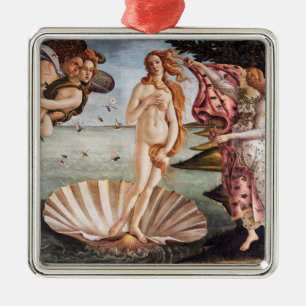 Sandro Botticelli - Venus födelse Julgransprydnad Metall