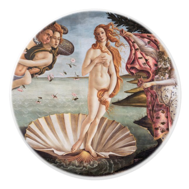 Sandro Botticelli - Venus födelse Knopp (Framsidan)