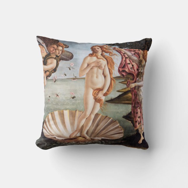 Sandro Botticelli - Venus födelse Kudde (Framsida)