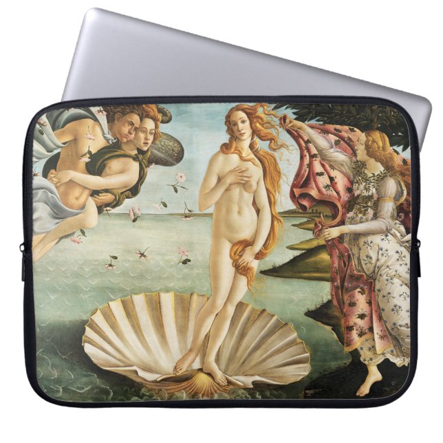 Sandro Botticelli - Venus födelse Laptop Fodral (Framsidan)