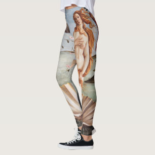 Sandro Botticelli - Venus födelse Leggings