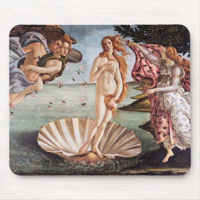 Sandro Botticelli - Venus födelse Musmatta (Framsidan)