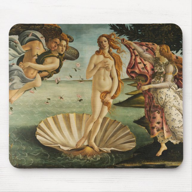 Sandro Botticelli - Venus födelse Musmatta (Framsidan)