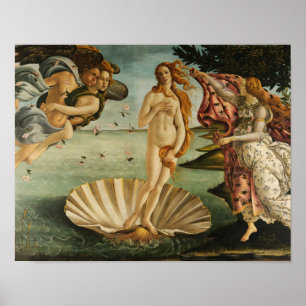 Sandro Botticelli - Venus födelse Poster