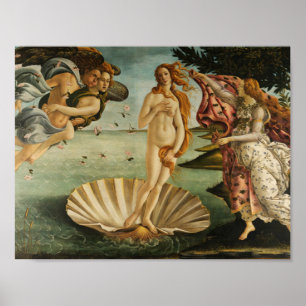 Sandro Botticelli - Venus födelse Poster