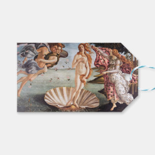 Sandro Botticelli - Venus födelse Presentetikett