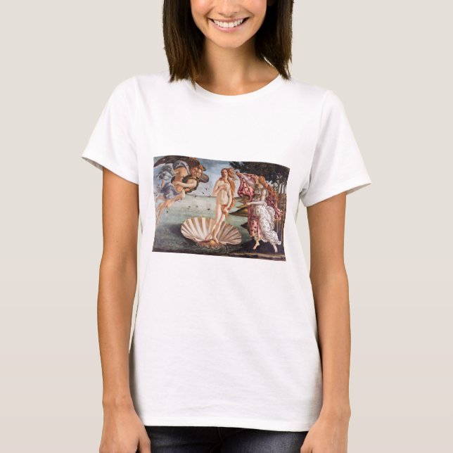 Sandro Botticelli - Venus födelse T Shirt (Framsida)