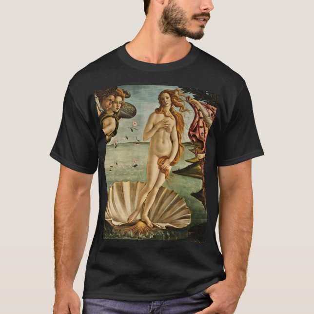 Sandro Botticelli - Venus födelse T Shirt (Framsida)