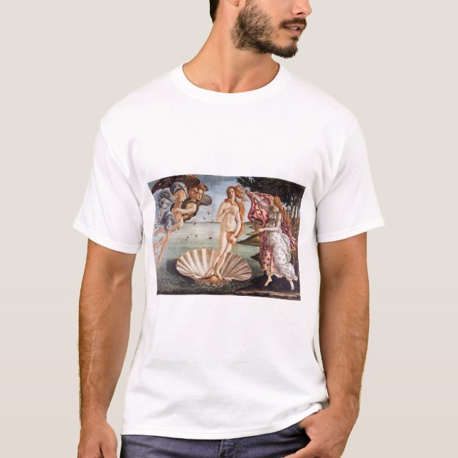 Sandro Botticelli - Venus födelse T Shirt (Framsida)