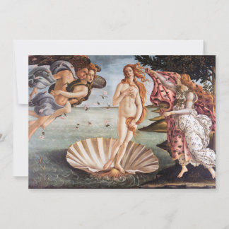 Sandro Botticelli - Venus födelse Tack Kort