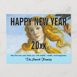 Sandro Botticelli - Venus Gott nytt år födelse Vykort