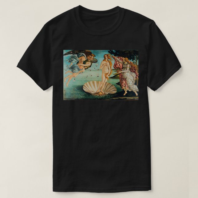 Sandro Botticelli Venus La nascita di T Shirt (Design framsida)