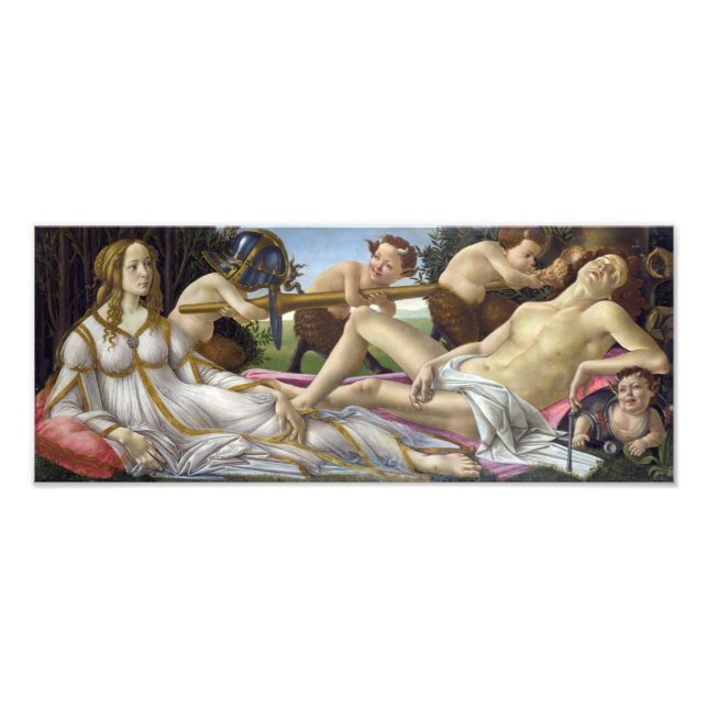 Sandro Botticelli - Venus och Mars Fototryck (Framsidan)