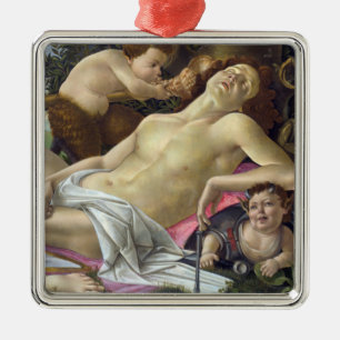 Sandro Botticelli - Venus och Mars, höger Julgransprydnad Metall