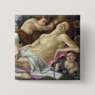 Sandro Botticelli - Venus och Mars, höger Knapp