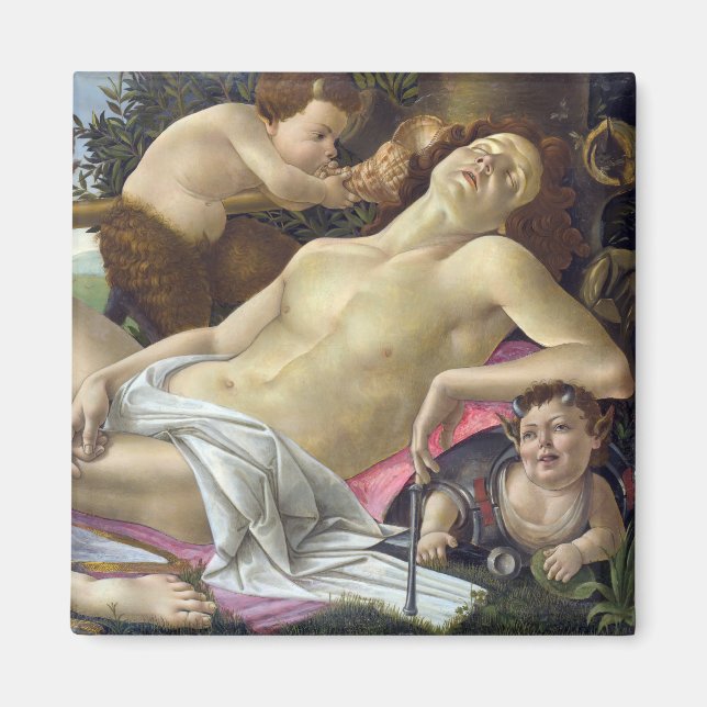 Sandro Botticelli - Venus och Mars, höger Magnet (Framsidan)