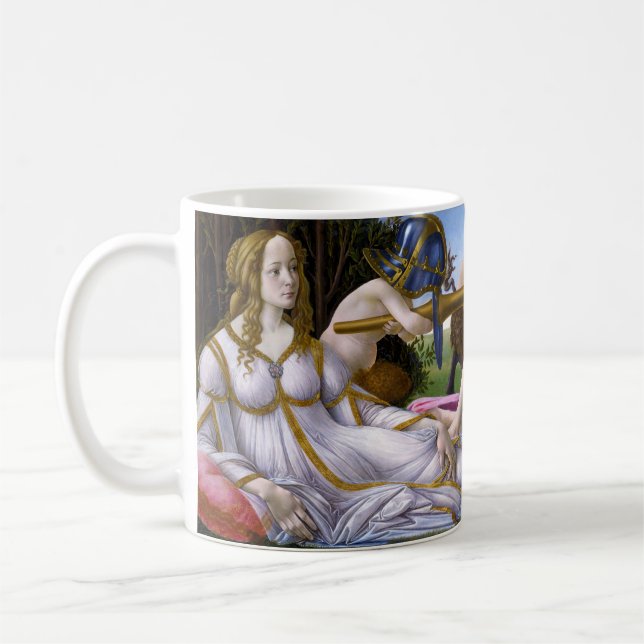 Sandro Botticelli - Venus och Mars Kaffemugg (Vänster)