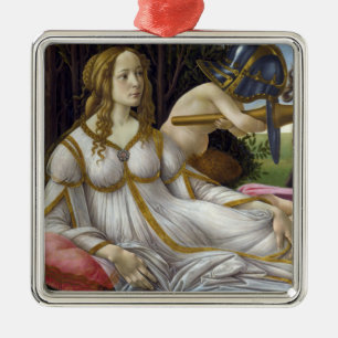 Sandro Botticelli - Venus och Mars, lämnat sida Julgransprydnad Metall