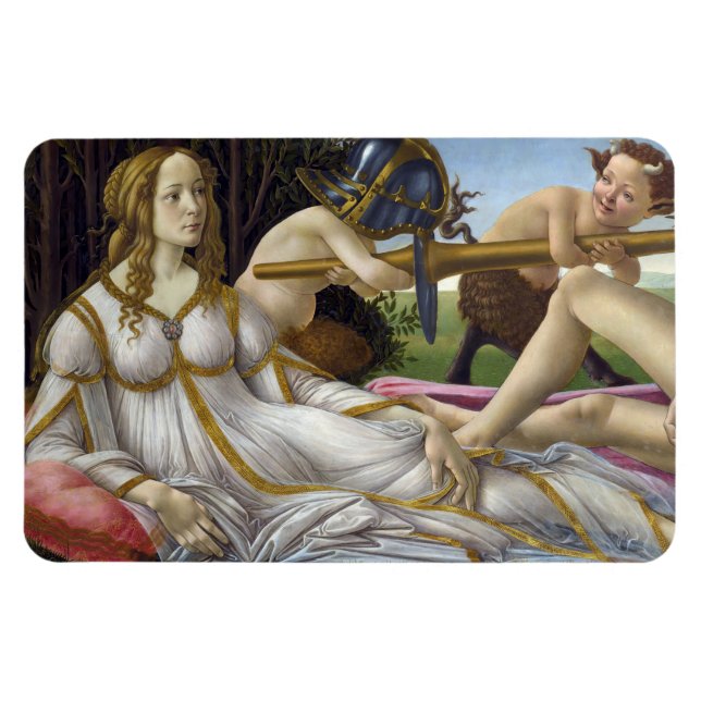 Sandro Botticelli - Venus och Mars, lämnat sida Magnet (Horisontell)