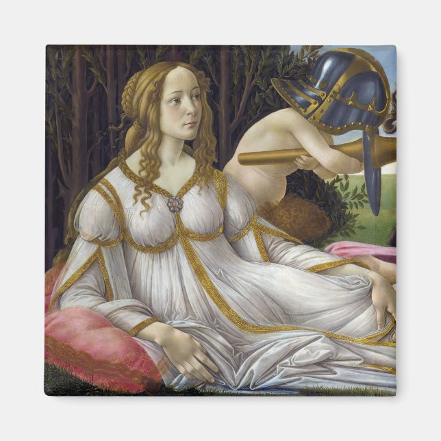 Sandro Botticelli - Venus och Mars, lämnat sida Magnet (Framsidan)