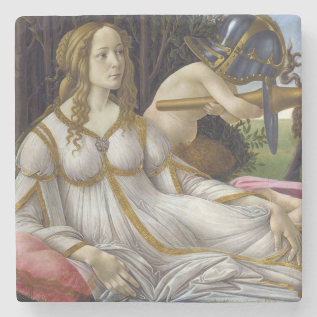 Sandro Botticelli - Venus och Mars, lämnat sida Stenunderlägg (Framsidan)