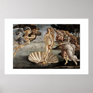 Sandro Botticelli's Birth of Venus (1485) Poster