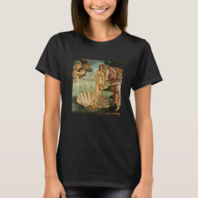 Sandro Botticelli's Birth of Venus Painting T Shirt (Framsida)