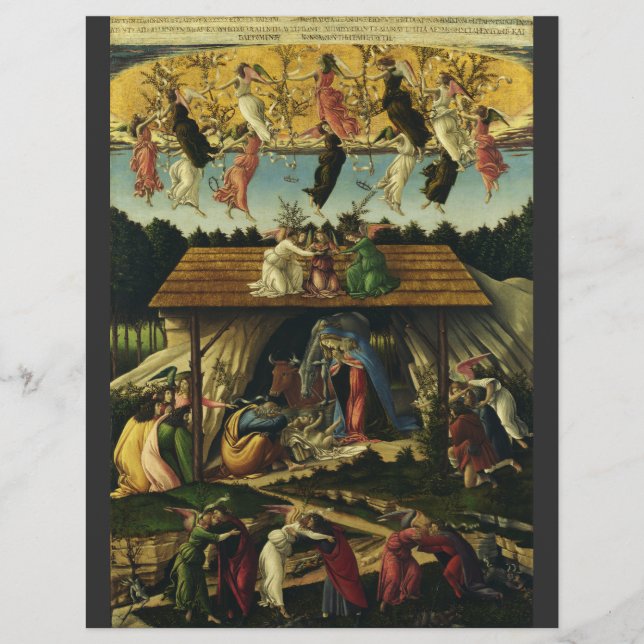 Sandro Botticellis mystiska nyhet Reklamblad (Framsidan)