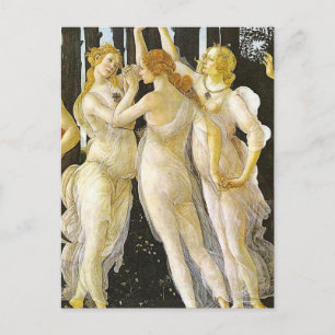 Sandro Botticellis tre Graces Vykort