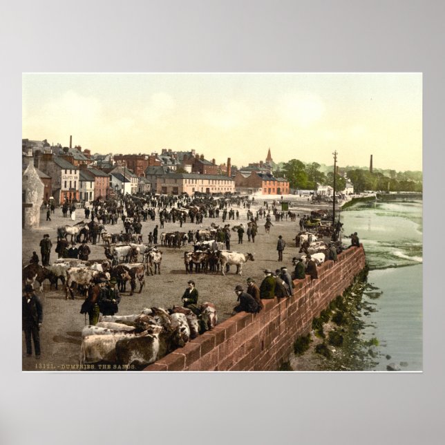 Sands, Dumfries, Skottland Poster (Framsidan)