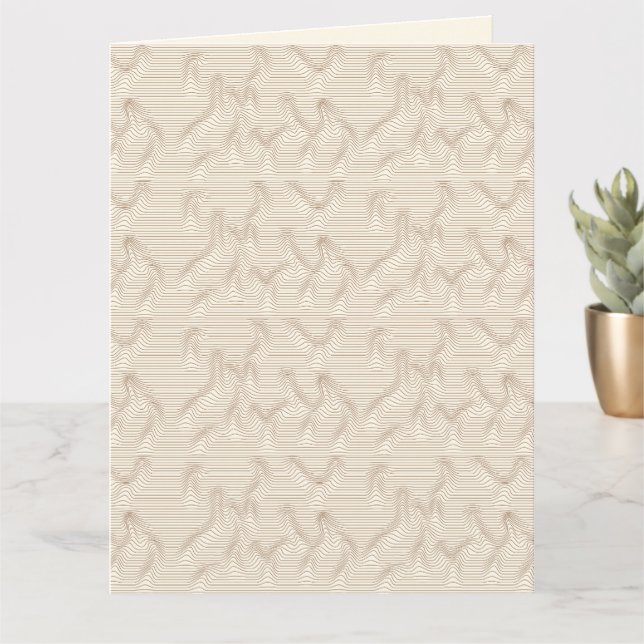 Sands of Motion OP Art Kort (Liten växt)