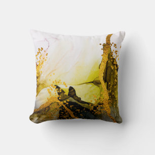 Sands wilderness- ART. Golden swirl. Vibrant and b Kudde