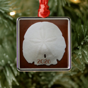 Sandsdollarornament Julgransprydnad Metall