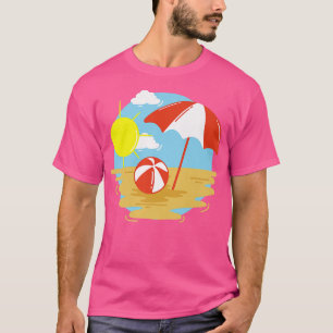 Sandsemestersemesterassistenter helgdag resa som r t shirt