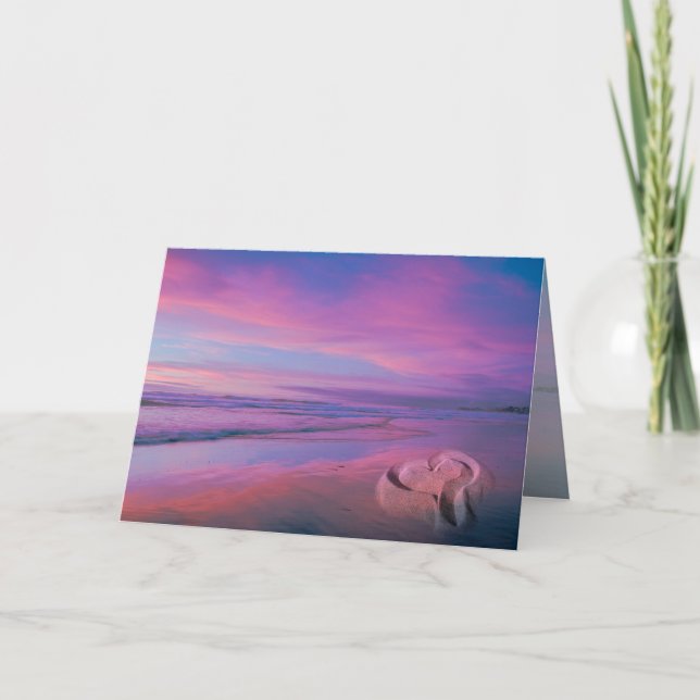 Sandslott av kärlek kort (Framsida)