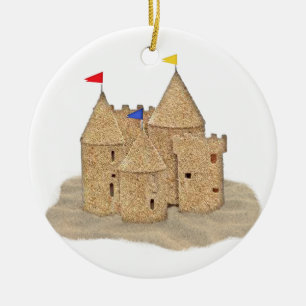 Sandslott Julgransprydnad Keramik