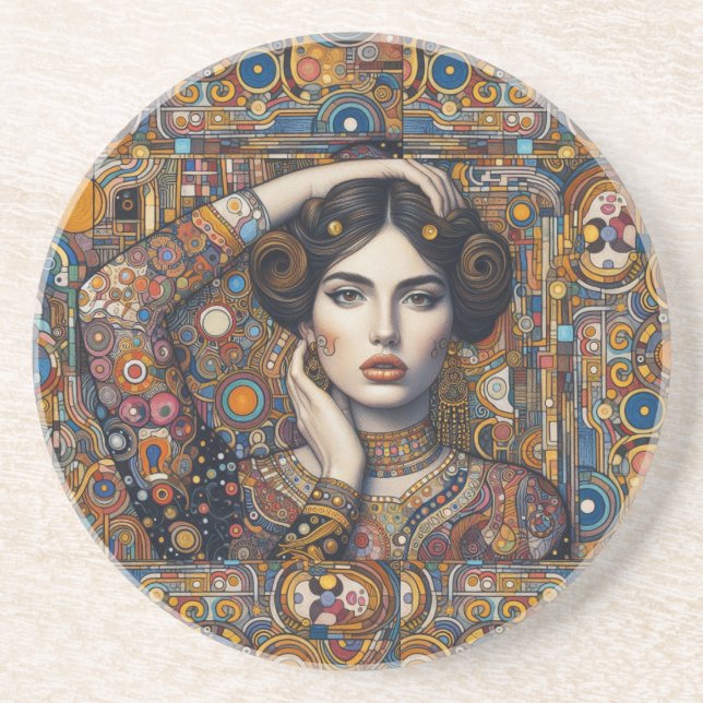 Sandsten ’Celestial Caress’ Underlägg (Framsidan)