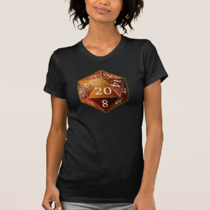 Sandsten för D&D d20 och solbränd SAHARA matris T-shirt