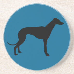 sandsten greyhound hund underlägg