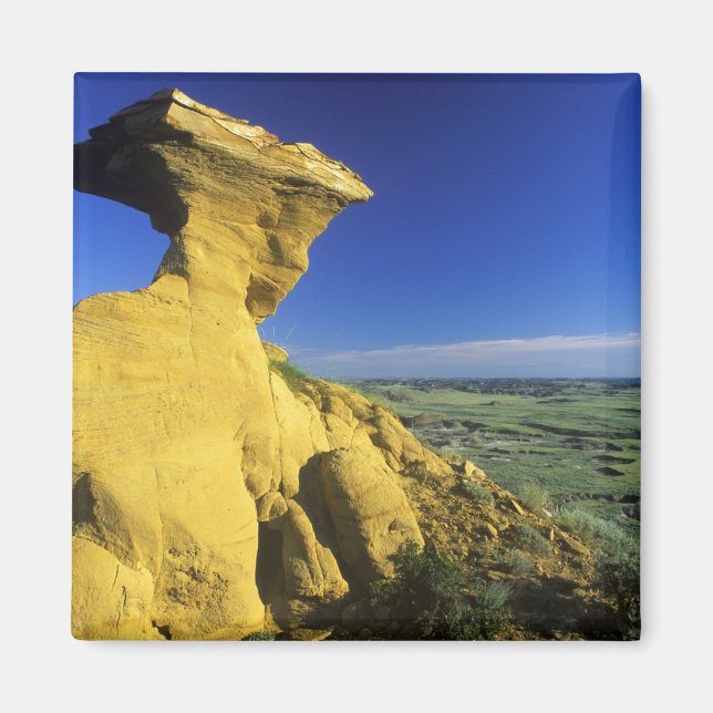 Sandstensmonument i Hell Creek-området nära Magnet (Framsidan)