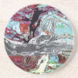 Sandstone Coaster – Strata Pulse Underlägg